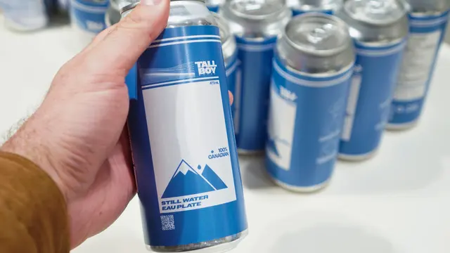 Tall Boy cans handed out at the event